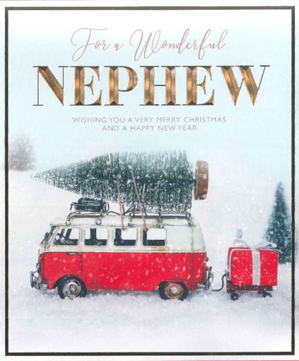 Picture of WONDERFUL NEPHEW CHRISTMAS CARD